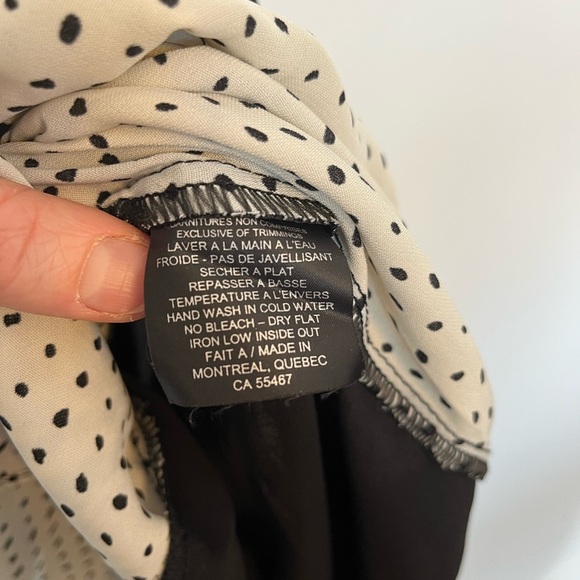 Melissa Nepton Sleeveless Polka Dot shirt size medium - Picture 4 of 4